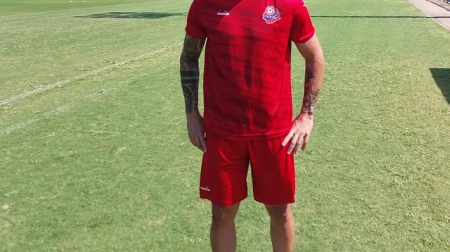 אוראל דגני באימון הפועל חיפה (צילום: אתר רשמי, הפועל חיפה)