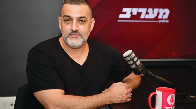 קובי אפללו בפודקאסט של "מעריב" (צילום: אבשלום ששוני)