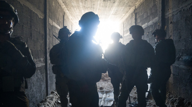 כוחות צה"ל בציר פילדלפי  (צילום: דובר צה"ל)