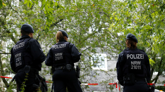 כוחות משטרה בסולינגן, גרמניה (צילום: רויטרס)