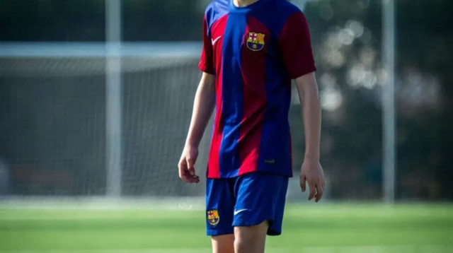 אוריאן גורן, ברצלונה (צילום: צילום מסך, טוויטר)