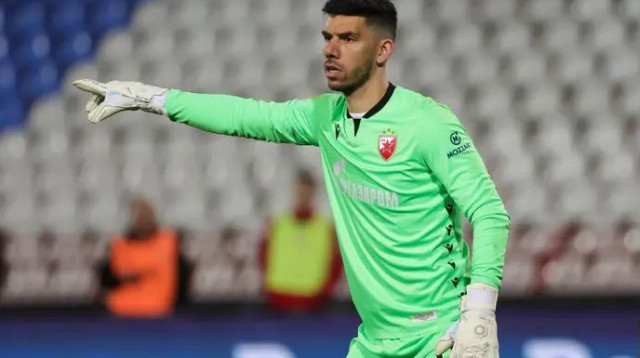 "הג'וקר" של הכוכב האדום בלגרד. גלזר (צילום: GettyImages, Srdjan Stevanovic)