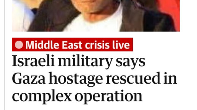 הגרדיאן, סיקור השבת החטוף קאיד פרחאן אלקאדי (צילום: צילום מסך)