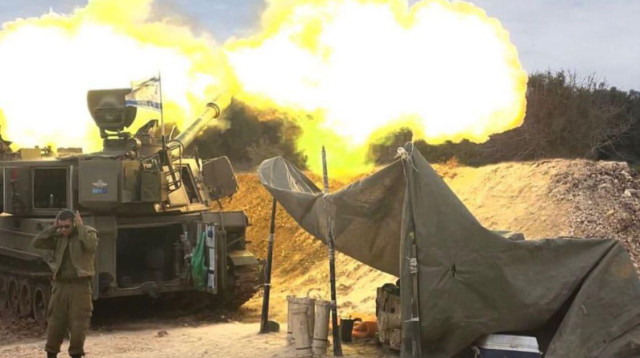 "כל מי שמבקש אש, אנחנו הראשונים לתת אותה", מוצב תותחנים של גדוד קרן (צילום: אבי אשכנזי)