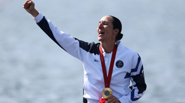 מורן סמואל חותרת פראלימפית (צילום: GettyImages, Naomi Baker)