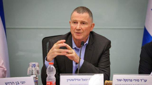 יולי אדלשטיין בדיון בוועדת החוץ והביטחון (צילום: נועם מושקוביץ, דוברות הכנסת)