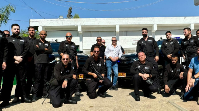 יחידת ביטחון יישובית חדשה בעומר (צילום: מועצה מקומית עומר)