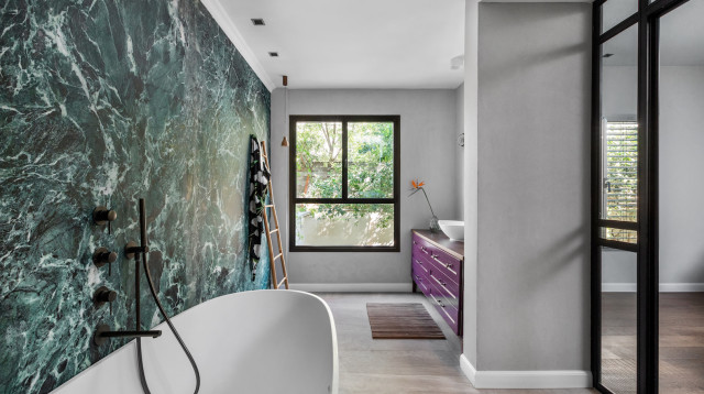 חדר אמבטיה, עיצוב אורית דרוקר (צילום: שירן כרמל)