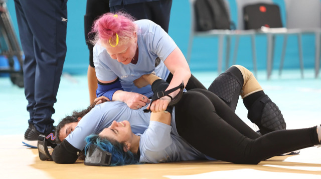 נבחרת כדורשער פראלימפית (צילום: לילך וייס רוזנברג)