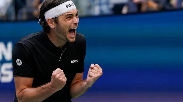 הטניסאי האמריקאי טיילור פריץ (צילום: GettyImages, TIMOTHY A. CLARY / AFP))