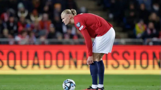 נורבגיה ניצחה את צ'כיה רק פעם אחת בעבר. הולאנד (צילום: אימג'בנק  GettyImages, Soccrates Images)