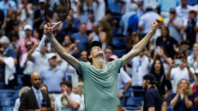 הטניסאי האיטלקי יאניק סינר (צילום: רויטרס)