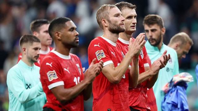 שחקני נבחרת אוסטריה (צילום: Soccrates Images / Contributor)