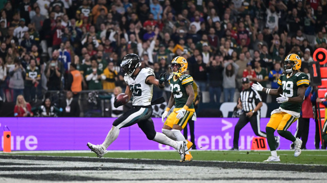 שחקן פילדלפיה איגלס סקוון בארקלי (צילום: GettyImages, Pedro Vilela)