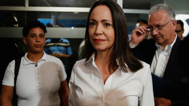 מריה קורינה מצ'אדו (צילום: לאונרדו פרננדז, רויטרס)