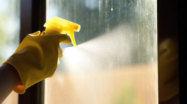 ניקיון חלונות (צילום: אינג'אימג')