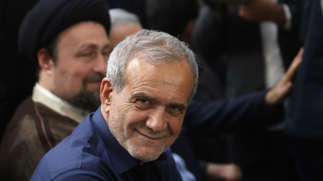 מסעוד פזשכיאן (צילום: Majid Asgaripour/WANA (West Asia News Agency) via REUTERS)