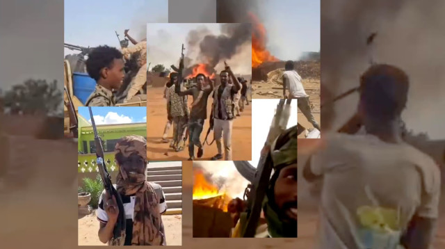 תיעודי הזוועות של המורדים הסודנים (צילום: צילום מסך רשת X)