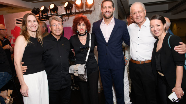 מודי רוזנפלד במוזיאון אנו (צילום: ישראל הדרי)