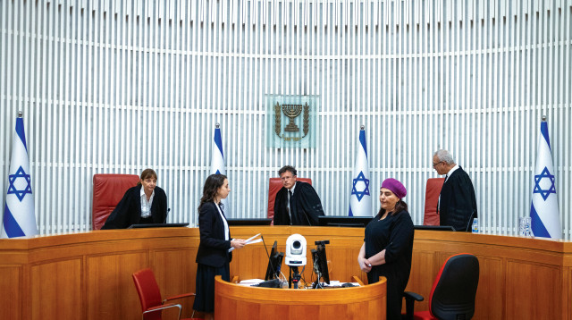 דיון בבית המשפט העליון (צילום: חיים גולדברג, פלאש 90)