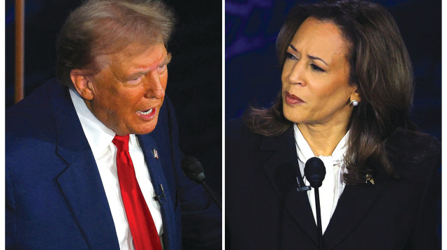 קמלה האריס, דונלד טראמפ (צילום: רויטרס)