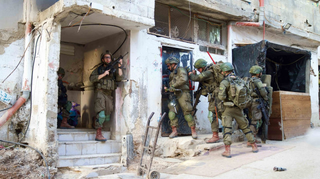 הכוחות בפעולה, ממשיכים בחקר המתווה התת קרקעי בטול כרם (צילום: דובר צהל)