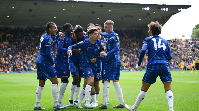 שחקני צ'לסי חוגגים (צילום: GettyImages, Shaun Botterill)