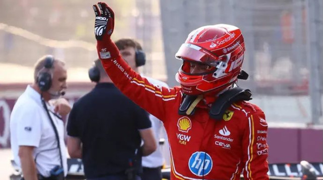 אולי הפעם ינצח גם במרוץ עצמו? שארל לקלר (צילום: רויטרס)