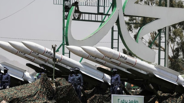 טילים של חות'ים (צילום: רשתות ערביות)