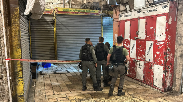 זירת הפיגוע בירושלים (צילום: דוברות המשטרה)