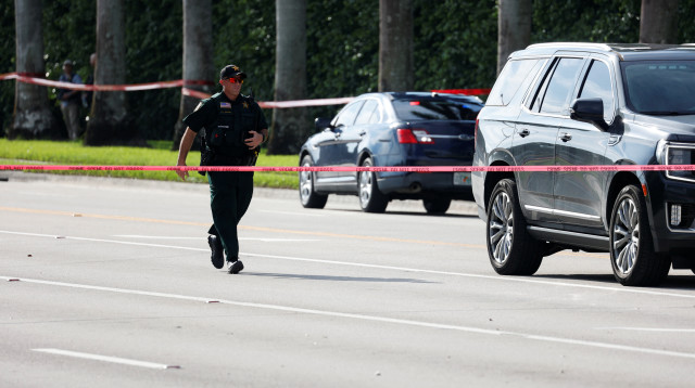 מגרש הגולף הבינלאומי של טראמפ בווסט פאלם ביץ'. זירת האירוע (צילום: רויטרס)