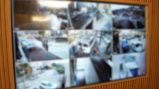 מצלמות האבטחה (צילום: דוברות המשטרה)