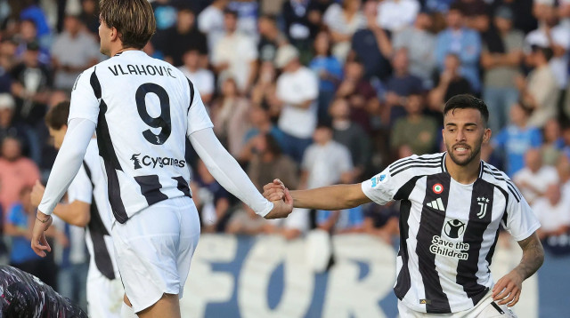 ניקו גונסאלס, דושאן ולאחוביץ', שחקני יובנטוס (צילום: GettyImages)