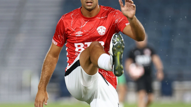 שחקן הפועל חדרה, עידו לוי (צילום: דני מרון)