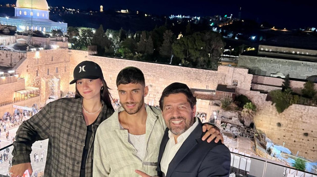 הרב מרדכי חסידים, בר ברימר, אגם בוחבוט (צילום: פרטי)