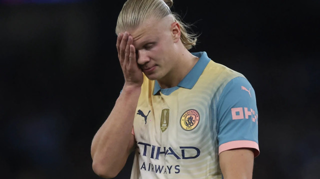 ארלינג הולאנד מנצ'סטר סיטי (צילום: רויטרס)