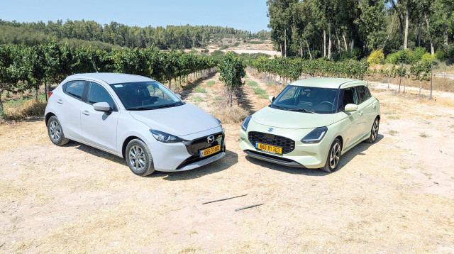 מבחן השוואתי מאזדה וסוזוקי (צילום: קינן כהן)