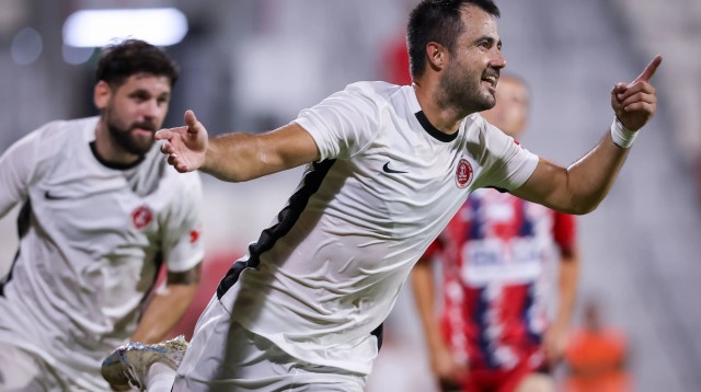 גוראן אנטוניץ', בלם הפועל תל אביב (צילום: מאור אלקסלסי)