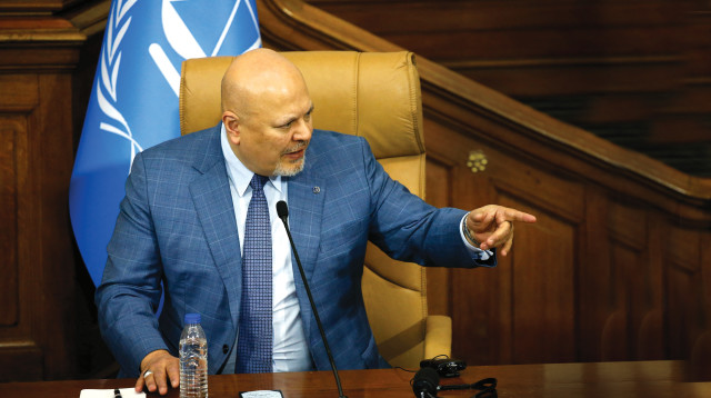 התובע בבית הדין הפלילי בהאג כרים קאן (צילום: רויטרס)