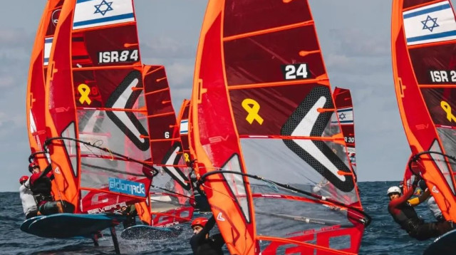 סרטי החטופים באליפות ישראל בגלישת רוח (צילום: אתר רשמי, איתן קתאלי)