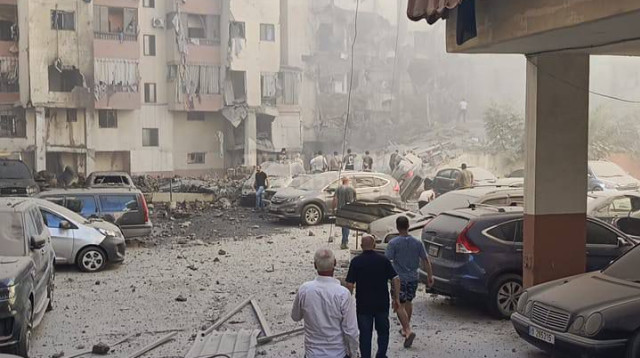 תקיפה ממוקדת בביירות (צילום: רשתות ערביות)