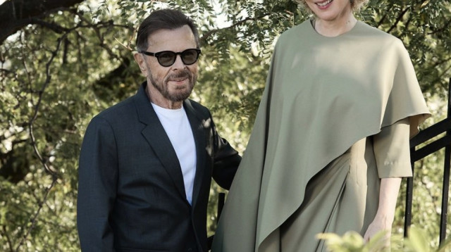 ביורן אולבאוס, כריסטינה סאס (צילום: צילום מסך מתוך האינסטגרם)