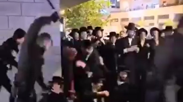 אלימות שוטרים בבית שמש (צילום: שימוש לפי סעיף 27א')