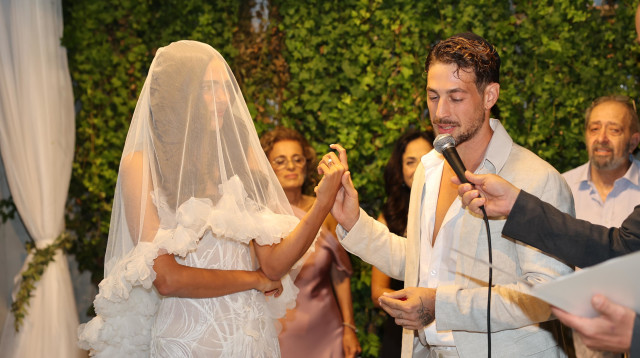 דור טאוב ונויה אריאלי מתחתנים (צילום: אור גפן)