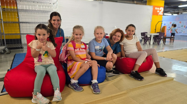  השמרטפייה התת קרקעית. מוטיבציה עצומה של הסייעות (צילום: בית החולים רמב"ם)