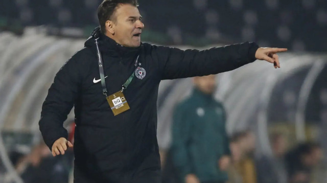 אלכסנדר סטנוייביץ' מאמן פרטיזן בלגרד (צילום: רויטרס)