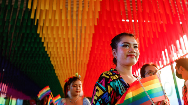 מצעד גאווה בתאילנד (צילום: רויטרס)