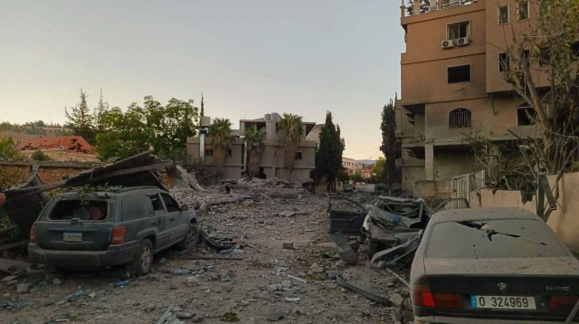 התקיפות בלבנון (צילום: רשתות ערביות)