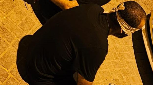 תיעוד חלק מהעצורים בזירת הירי ברמלה (צילום: דוברות המשטרה)