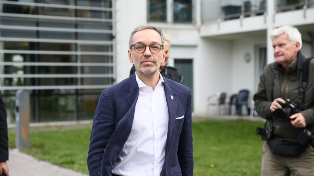 מנהיגה הנוכחי של FPO ושר הפנים לשעבר השנוי במחלוקת, הרברט קיקל (צילום: רויטרס)